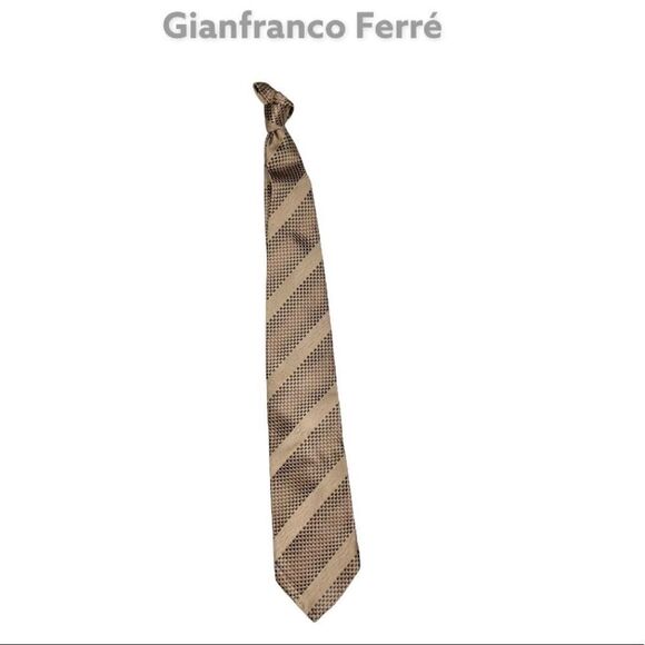 GIANFRANCO ferre vintage silk print tie